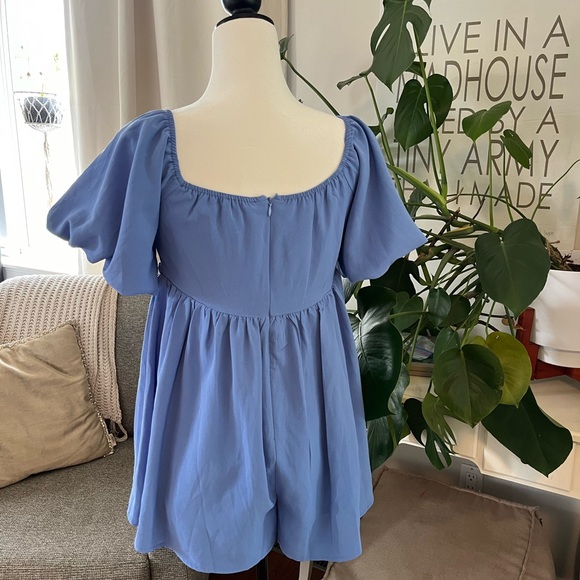 Ladies Blue Romper! Sz Lrg! - Picture 2 of 3